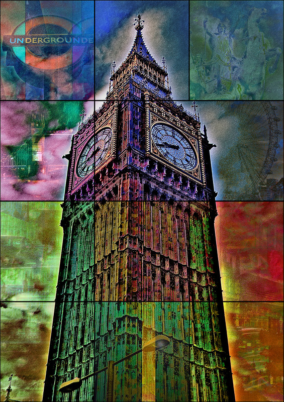 UK London BigBen PhotoArt by Platux art works