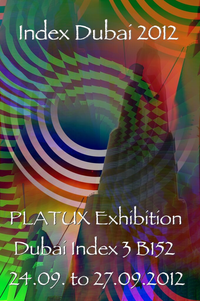 PLATUX Exhibition Index Dubai 3B152 24 to 27 September 2012