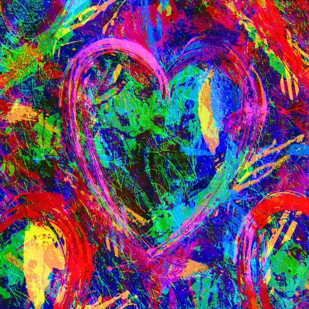Happy Valentines Day by PLATUX modern Art Artist